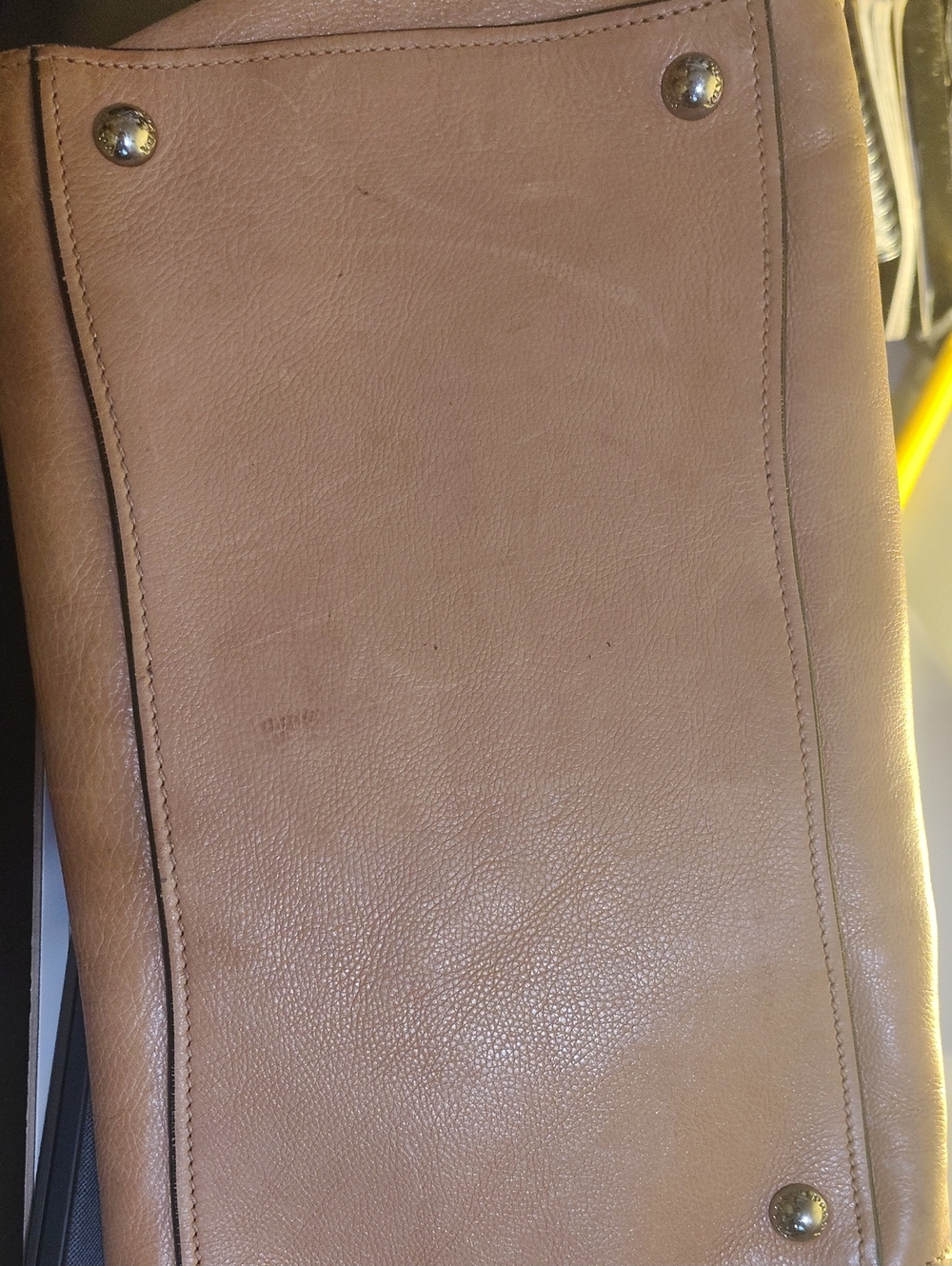 Prada Caramel Leather Tote with Double Top Handles - Picture 4 of 11